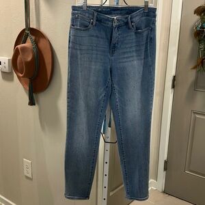 Talbots Blue Ankle Cropped Jeans with Slim Fit